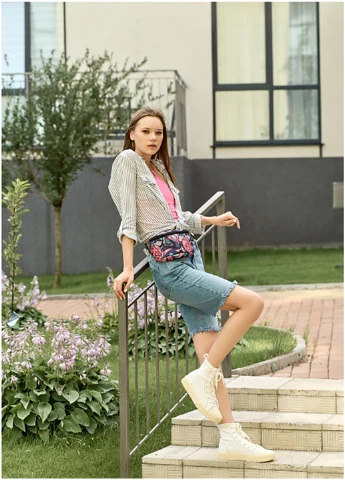 Женская сумка на пояс (бананка) 31х12х5 см Sambag (252134109)