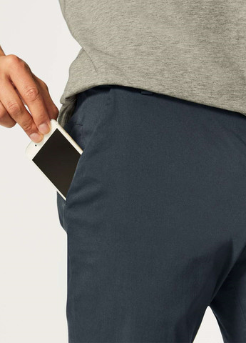 Серо-синие кэжуал демисезонные чиносы брюки Lululemon Athletica