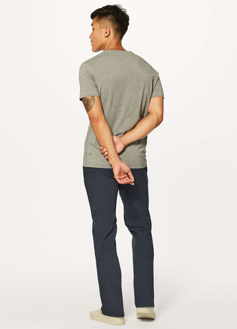 Серо-синие кэжуал демисезонные чиносы брюки Lululemon Athletica