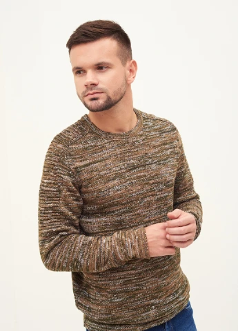 Оливковий (хакі) зимовий светр Figo