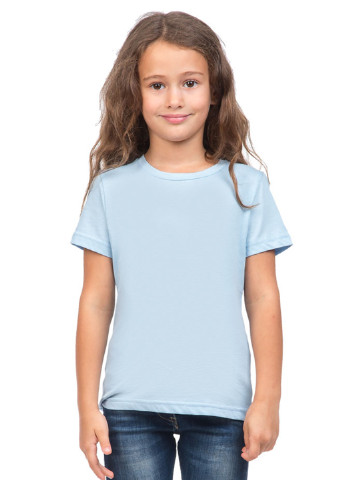 Светло-голубая летняя футболка Promin.