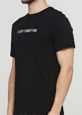 Черная футболка H&M