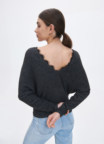 Темно-сірий демісезонний пуловер пуловер Reserved