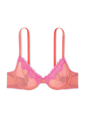 Оранжевый демисезонный комплект (бюстгальтер, трусики) Victoria's Secret