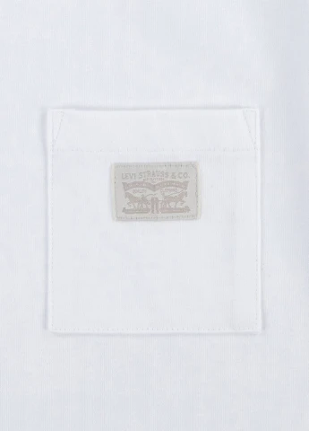 Белая летняя футболка Levi's