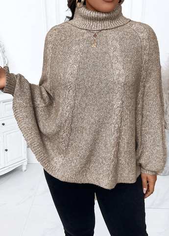 Бежевый демисезонный свитер SHEIN