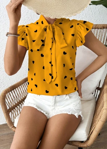 Жовта блуза SHEIN