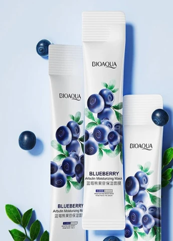 Bioaqua Ночной крем маска для лица с экстрактом черники WONDER SLEEP MASK 4г*20шт. (0021) — Крем, Китай (252548776)
