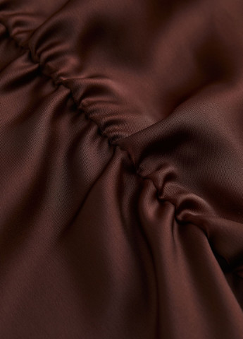 Темно-коричнева блуза H&M