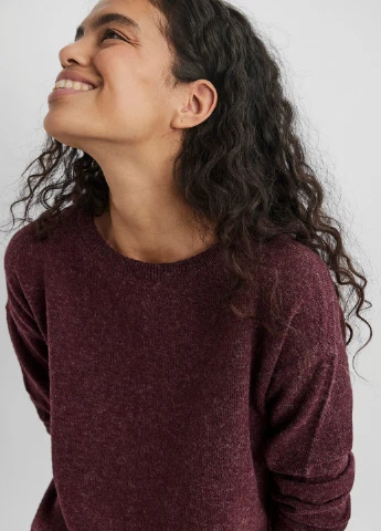 Бордовий демісезонний светр Vero Moda