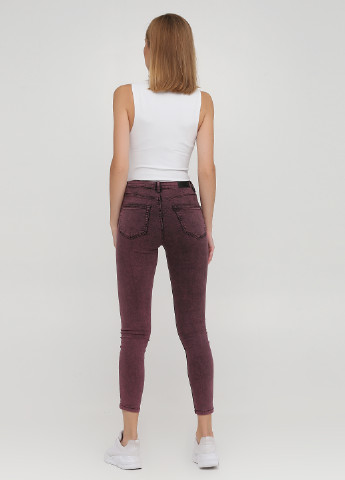 Светло-фиолетовые демисезонные укороченные, скинни джинсы C&A