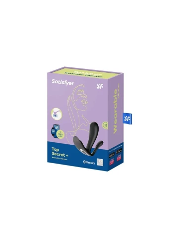 Подвійний смарт-вібратор у трусики Top Secret+ Black Satisfyer (254151739)