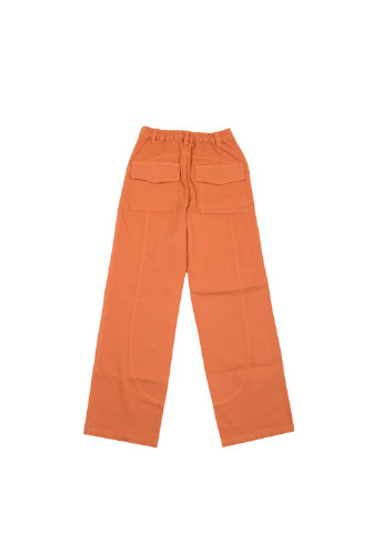 Оранжевые кэжуал демисезонные прямые брюки Ubaldin