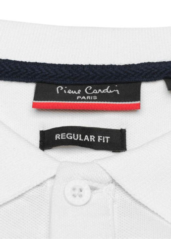 Белая футболка-поло для мужчин Pierre Cardin