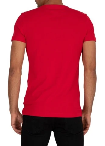 Красная футболка мужская Tommy Hilfiger CLASSIC FIT T-SHIRT