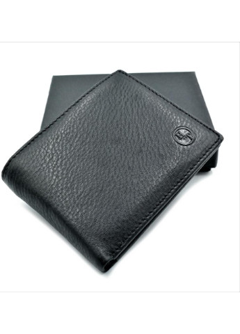 Чоловічий шкіряний гаманець-зажим 11 х 9 х 2,5 см Чорний wtro-168-24F Weatro (253696120)
