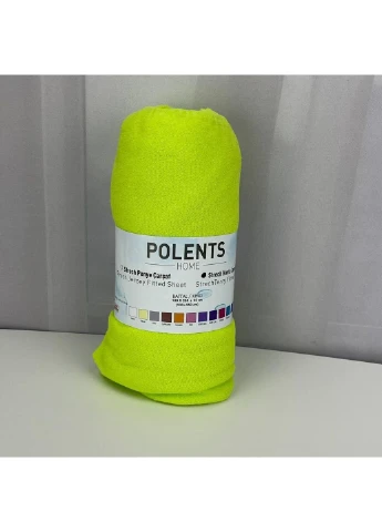 Простирадло на резинці Polents 6354 230х250 см салатова No Brand (253661883)