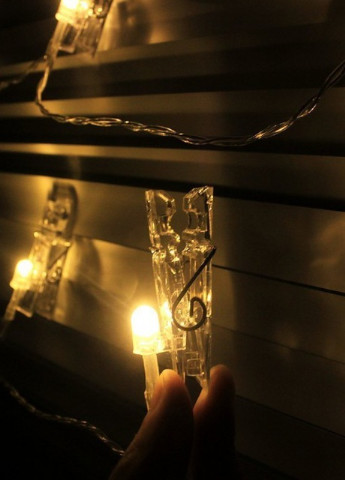 Светодиодная гирлянда Прищепки для фото, 5.3 м с пультом, 50 шт More (253991498)