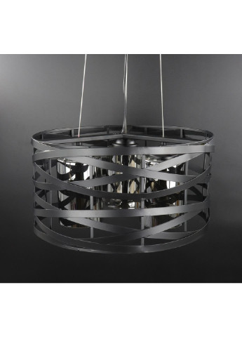 Люстра потолочная подвесная в стиле LOFT (лофт) 3222/3-gr Черный 40х40х40 см. Sunnysky (253630353)