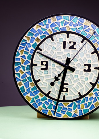 Стеклянная мозаика Round clock. Часы (круглые) MA4001 Mosaaro (253876001)