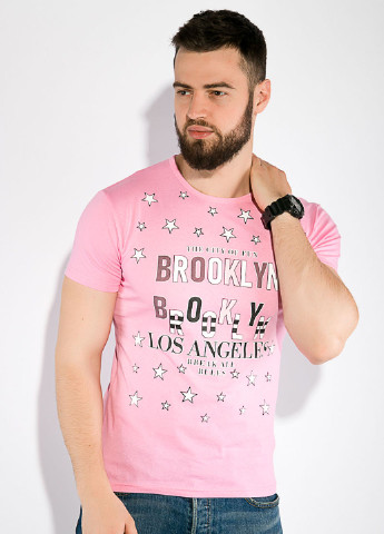 Светло-розовая футболка Time of Style