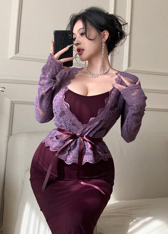 Костюм (кардиган, платье) SHEIN (366091020)