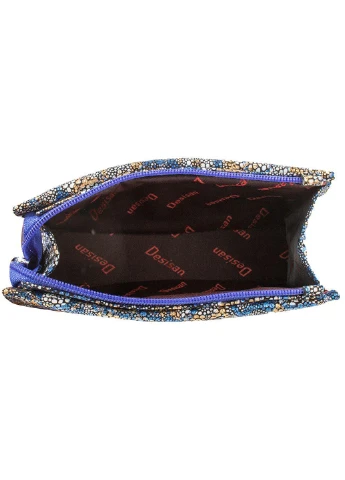 Жіноча шкіряна косметичка 19,5х11х5,5 см Desisan (253174274)