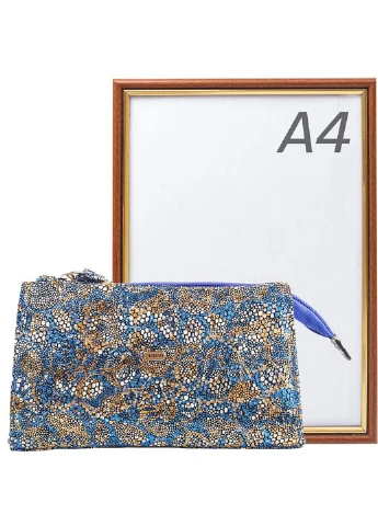Жіноча шкіряна косметичка 19,5х11х5,5 см Desisan (253174274)