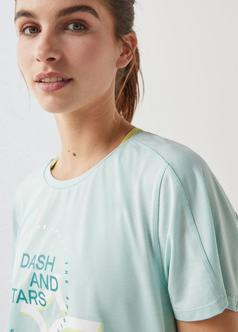 М'ятна літня футболка Dash&Stars