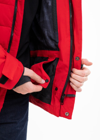 Красная куртка Avecs