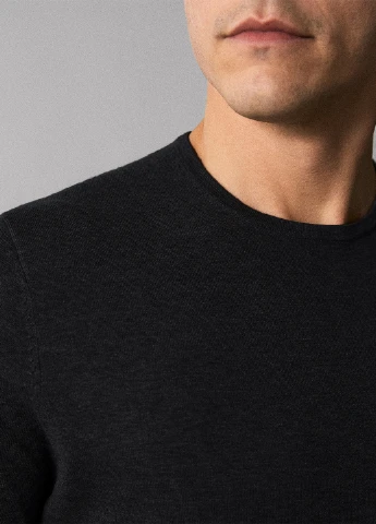 Чорний демісезонний джемпер джемпер Massimo Dutti