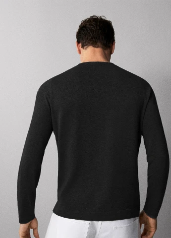 Чорний демісезонний джемпер джемпер Massimo Dutti