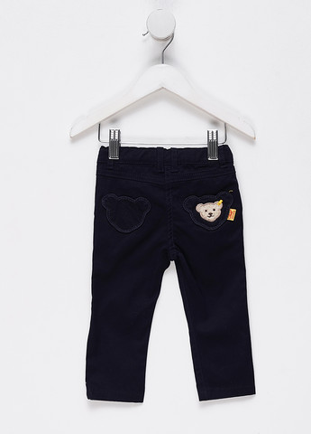 Синие кэжуал демисезонные прямые брюки Steiff