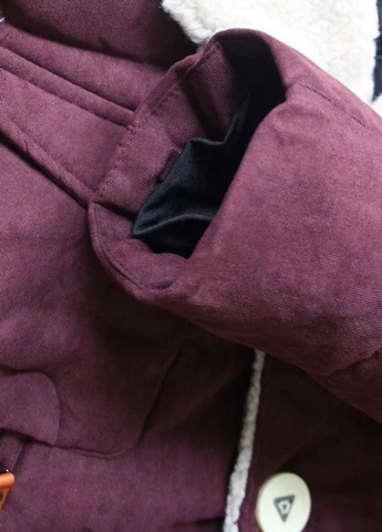 Бордовая демисезонная куртка Lee Cooper