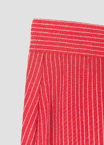 Бордовая кэжуал однотонная юбка Unique 21