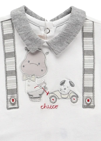 Біла літня футболка Chicco