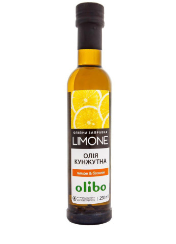 Масляная заправка Лимон и Базилик на масле кунжута 250 мл Olibo (185915080)