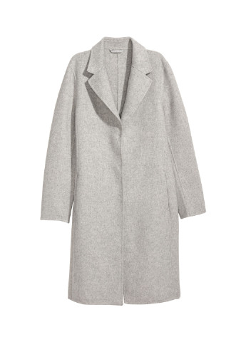 Світло-сірне демісезонне Пальто однобортне H&M