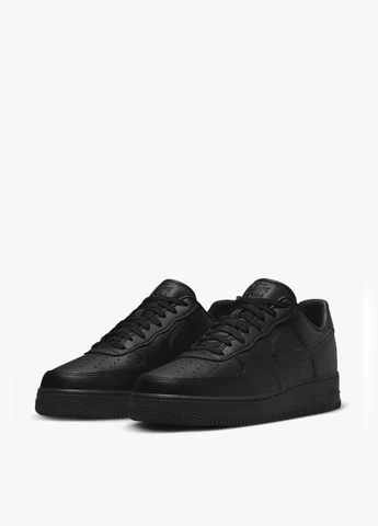 Чорні кросівки dm0211-001 демісезон Nike Air Force 1 07 Fresh Black