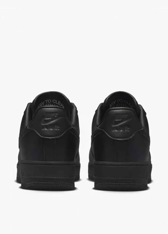 Чорні кросівки dm0211-001 демісезон Nike Air Force 1 07 Fresh Black