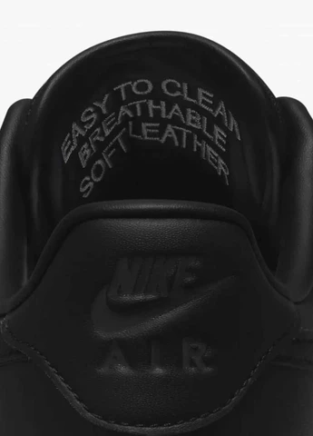 Чорні кросівки dm0211-001 демісезон Nike Air Force 1 07 Fresh Black