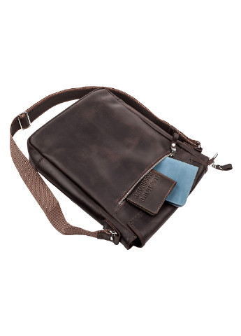 Чоловіча шкіряна сумка 25х33х9 см Shvigel (252412402)