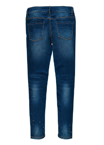 Синие демисезонные джинсы MEK