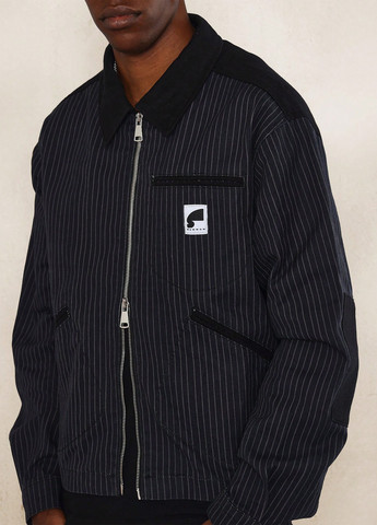 Темно-синяя демисезонная куртка SHEIN