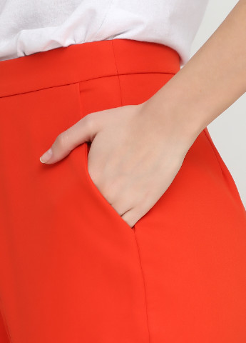 Красные кэжуал летние зауженные брюки Boohoo Boutique