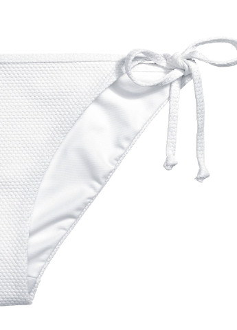 Белые купальные трусики-плавки однотонные H&M
