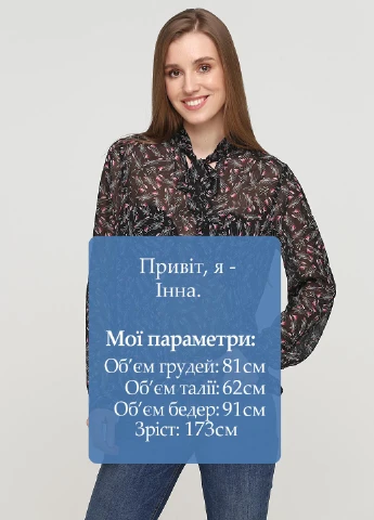 Чорна блуза Comma, by s.Oliver