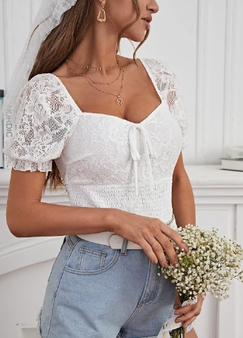 Біла блуза SHEIN