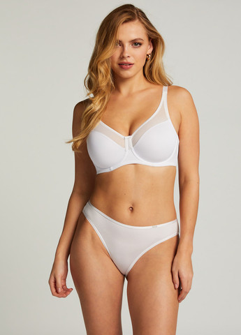 Білий мінімайзер бюстгальтер Hunkemoller з кісточками поліестер