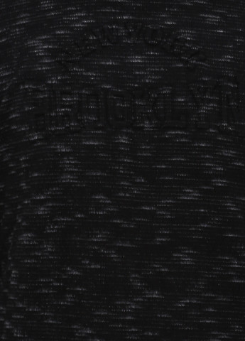 Світшот MSY - Прямий крій меланж чорний кежуал - (139578137)